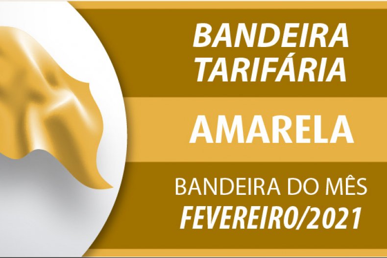 Bandeira em fevereiro segue amarela